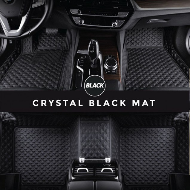Black Crystal Elite Luxury Hybrid Car Floor Mats Clearance Black Crystal Elite Luxury Hybrid Car Floor Mats Clearance