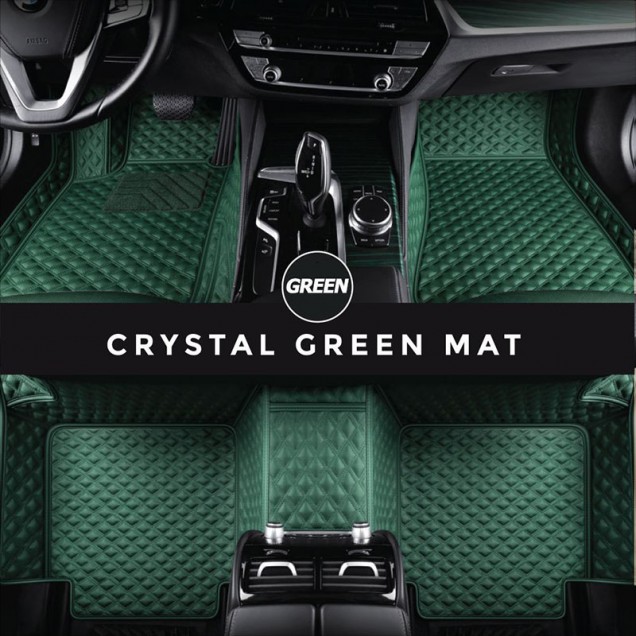 Green Crystal Elite Luxury Hybrid Car Floor Mats Clearance Green Crystal Elite Luxury Hybrid Car Floor Mats Clearance