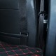 Universal Diamond Car Bed - Non-Inflatable Black and Red Stitching Luxury Leather Diamond Car Bed Mattress Clearance Universal Diamond Car Bed - Non-Inflatable Black and Red Stitching Luxury Leather Diamond Car Bed Mattress Clearance