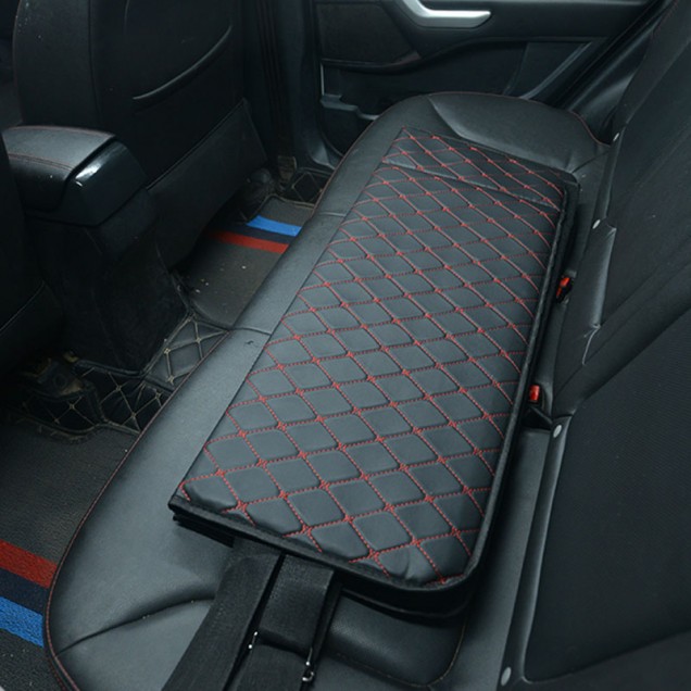 Universal Diamond Car Bed - Non-Inflatable Black and Red Stitching Luxury Leather Diamond Car Bed Mattress Clearance Universal Diamond Car Bed - Non-Inflatable Black and Red Stitching Luxury Leather Diamond Car Bed Mattress Clearance