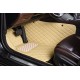Beige Luxury Leather Diamond Car Floor Mats Clearance Beige Luxury Leather Diamond Car Floor Mats Clearance