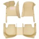 Beige Luxury Leather Diamond Car Floor Mats Clearance Beige Luxury Leather Diamond Car Floor Mats Clearance