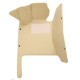 Beige Luxury Leather Diamond Car Floor Mats Clearance Beige Luxury Leather Diamond Car Floor Mats Clearance