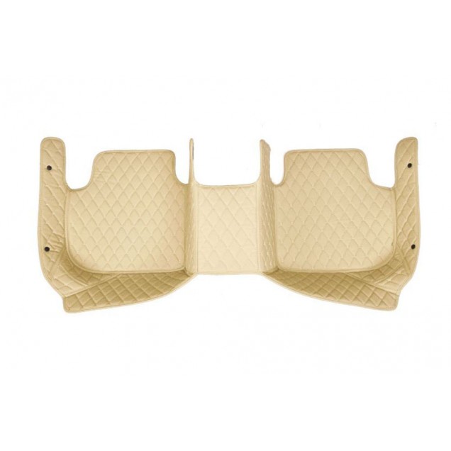 Beige Luxury Leather Diamond Car Floor Mats Clearance Beige Luxury Leather Diamond Car Floor Mats Clearance