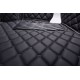 Black and Black Stitching Luxury Leather Diamond Car Floor Mats Clearance Black and Black Stitching Luxury Leather Diamond Car Floor Mats Clearance