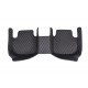 Black and Black Stitching Luxury Leather Diamond Car Floor Mats Clearance Black and Black Stitching Luxury Leather Diamond Car Floor Mats Clearance