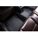 Black and Blue Stitching Luxury Leather Diamond Car Floor Mats Clearance Black and Blue Stitching Luxury Leather Diamond Car Floor Mats Clearance