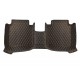 Black and Orange Stitching Luxury Leather Diamond Car Floor Mats Clearance Black and Orange Stitching Luxury Leather Diamond Car Floor Mats Clearance
