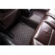 Black and Red Stitching Luxury Leather Diamond Car Floor Mats Clearance Black and Red Stitching Luxury Leather Diamond Car Floor Mats Clearance