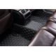 Black and White Stitching Luxury Leather Diamond Car Floor Mats Clearance Black and White Stitching Luxury Leather Diamond Car Floor Mats Clearance