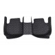 Black and White Stitching Luxury Leather Diamond Car Floor Mats Clearance Black and White Stitching Luxury Leather Diamond Car Floor Mats Clearance