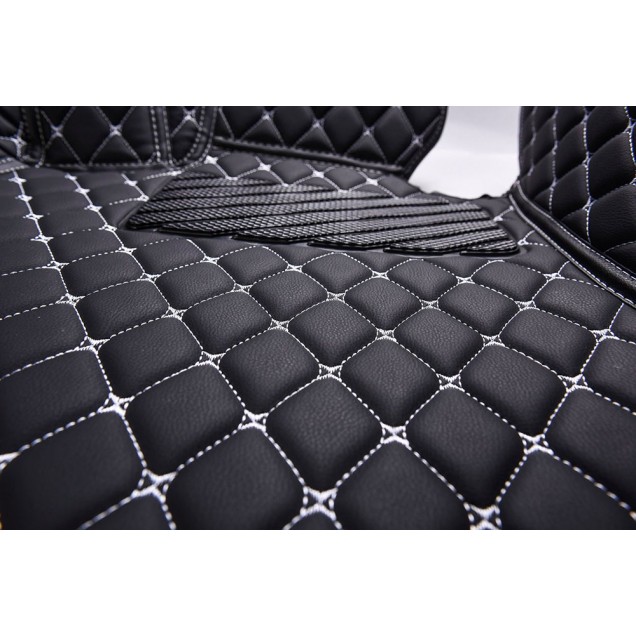 Luxury Leather Diamond Stitching Car Floor Mats Clearance Luxury Leather Diamond Stitching Car Floor Mats Clearance