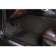 Black and Yellow Stitching Luxury Leather Diamond Car Floor Mats Clearance Black and Yellow Stitching Luxury Leather Diamond Car Floor Mats Clearance