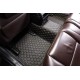 Black and Yellow Stitching Luxury Leather Diamond Car Floor Mats Clearance Black and Yellow Stitching Luxury Leather Diamond Car Floor Mats Clearance