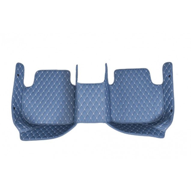 Blue Luxury Leather Diamond Car Floor Mats Clearance Blue Luxury Leather Diamond Car Floor Mats Clearance