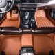 Brown Luxury Leather Diamond Car Floor Mats Clearance Brown Luxury Leather Diamond Car Floor Mats Clearance
