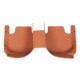 Brown Luxury Leather Diamond Car Floor Mats Clearance Brown Luxury Leather Diamond Car Floor Mats Clearance