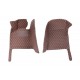 Dark Brown Luxury Leather Diamond Car Floor Mats Clearance Dark Brown Luxury Leather Diamond Car Floor Mats Clearance