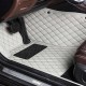 Grey Luxury Leather Diamond Car Floor Mats Clearance Grey Luxury Leather Diamond Car Floor Mats Clearance