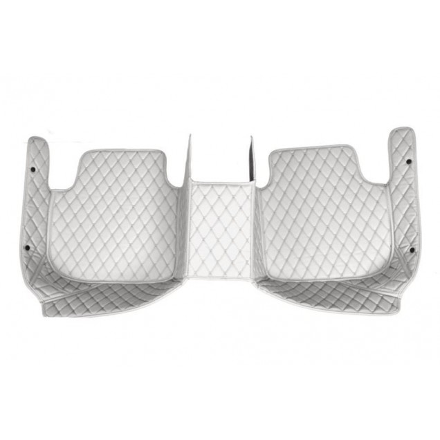 Grey Luxury Leather Diamond Car Floor Mats Clearance Grey Luxury Leather Diamond Car Floor Mats Clearance