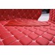 Red Luxury Leather Diamond Car Floor Mats Clearance Red Luxury Leather Diamond Car Floor Mats Clearance