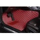 Wine Red Luxury Leather Diamond Car Floor Mats Clearance Wine Red Luxury Leather Diamond Car Floor Mats Clearance