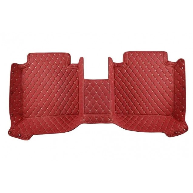Wine Red Luxury Leather Diamond Car Floor Mats Clearance Wine Red Luxury Leather Diamond Car Floor Mats Clearance