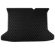 Black and Black Stitching Luxury Leather Diamond Trunk Base Mats Clearance Black and Black Stitching Luxury Leather Diamond Trunk Base Mats Clearance