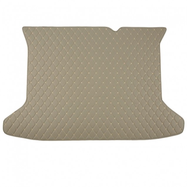 Grey Luxury Leather Diamond Trunk Base Mats Clearance Grey Luxury Leather Diamond Trunk Base Mats Clearance