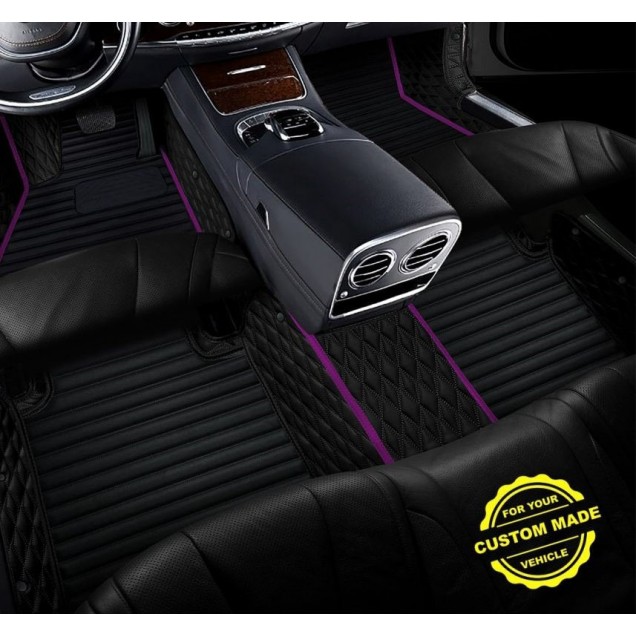 Purple Hybrid Line Series Premium Car Floor Mats Clearance Purple Hybrid Line Series Premium Car Floor Mats Clearance
