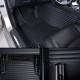 Black Luxury Leather Stripe Car Floor Mats Clearance Black Luxury Leather Stripe Car Floor Mats Clearance