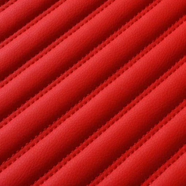 Red Luxury Leather Stripe Car Floor Mats Clearance Red Luxury Leather Stripe Car Floor Mats Clearance