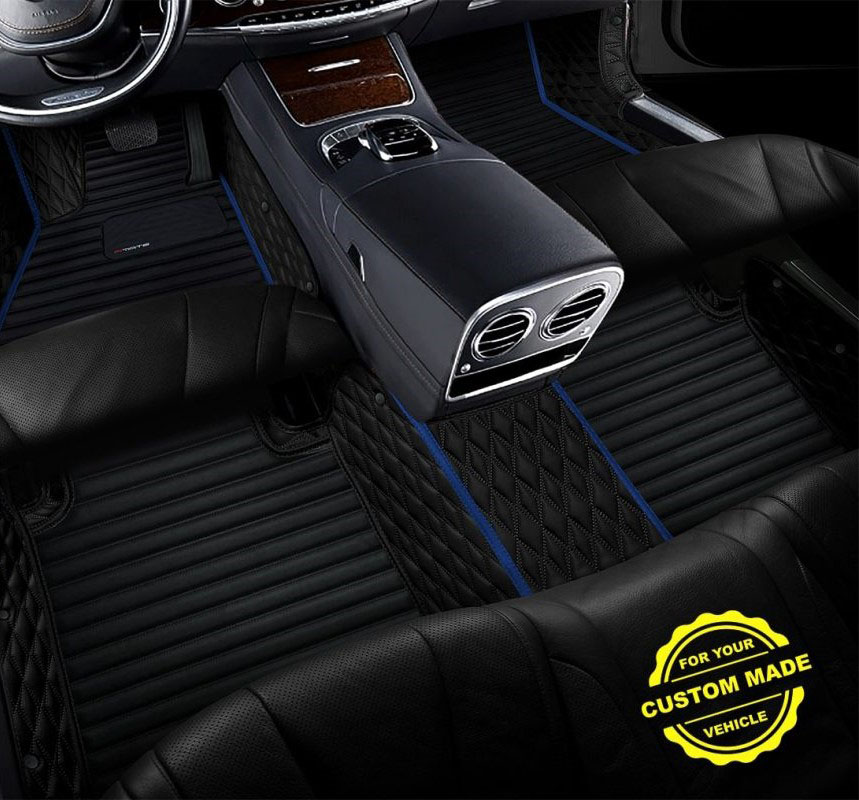 Dark Blue Hybrid Line Series Premium Car Mats Clearance